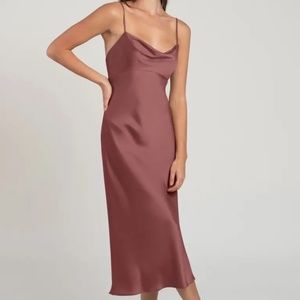 Jenny Yoo Adele Dress Cinnamon Rose Size 18